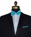 TURQUOISE 2 BOWTIE, PRE-TIED