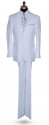 White 3 Piece Men's Suit -Coat, Pants and Vest