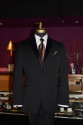 brown silk long tie with black tuxedo at tuxbling.com