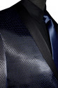 Black-Blue Glaze Shawl Collar Tuxedo Ensemble