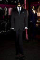 men's charcoal long tie and black tuxedo at Tuxbling.com