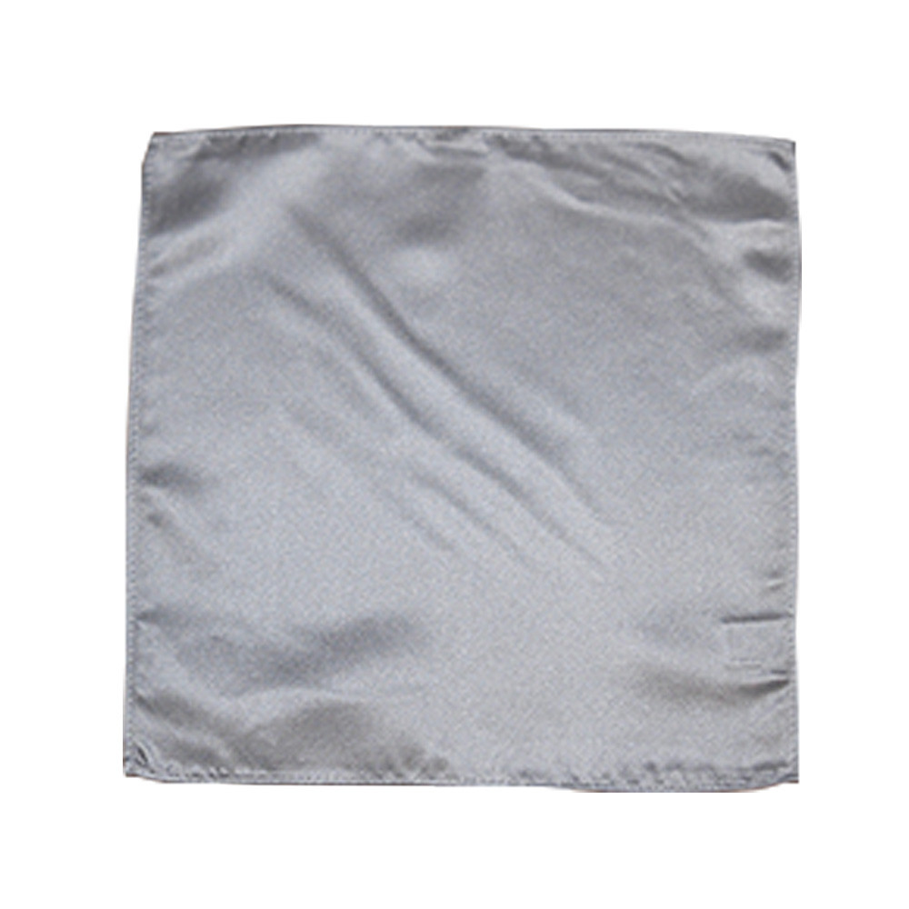 silver pocket handkerchief by San Miguel Formals