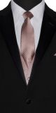 rose-gold dress tie by San Miguel Formals